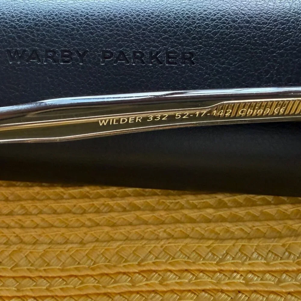 WARBY PARKER WILDER FRAMES IN LIGHT BROWN FADE (Frames only)